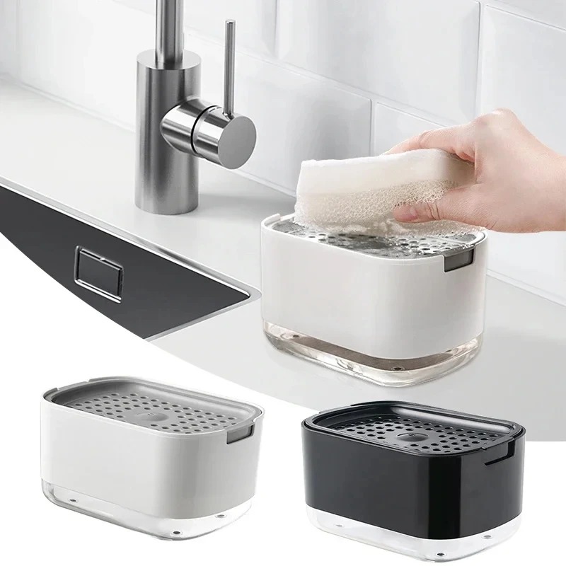 Eco Sponge - Dozownik do płynu do naczyń 2w1