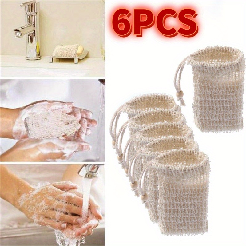 Eco Sponge - Zestaw torebek na mydło naturalna siatka