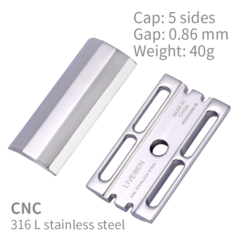 Głowica goląca CNC ze stali ni – Safety Razor Handle recenzja i cena
