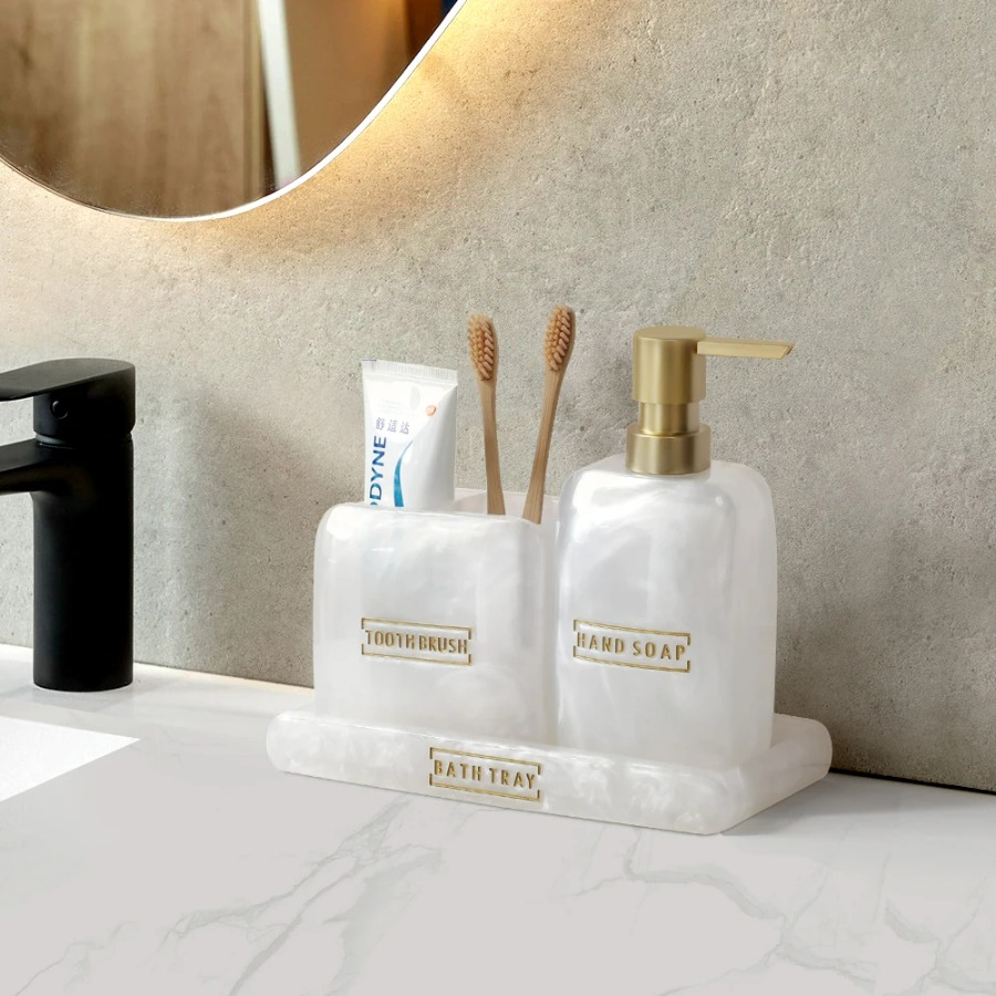 Biały Zestaw Akcesoriów Łazien – Bamboo Toothbrush recenzja i cena