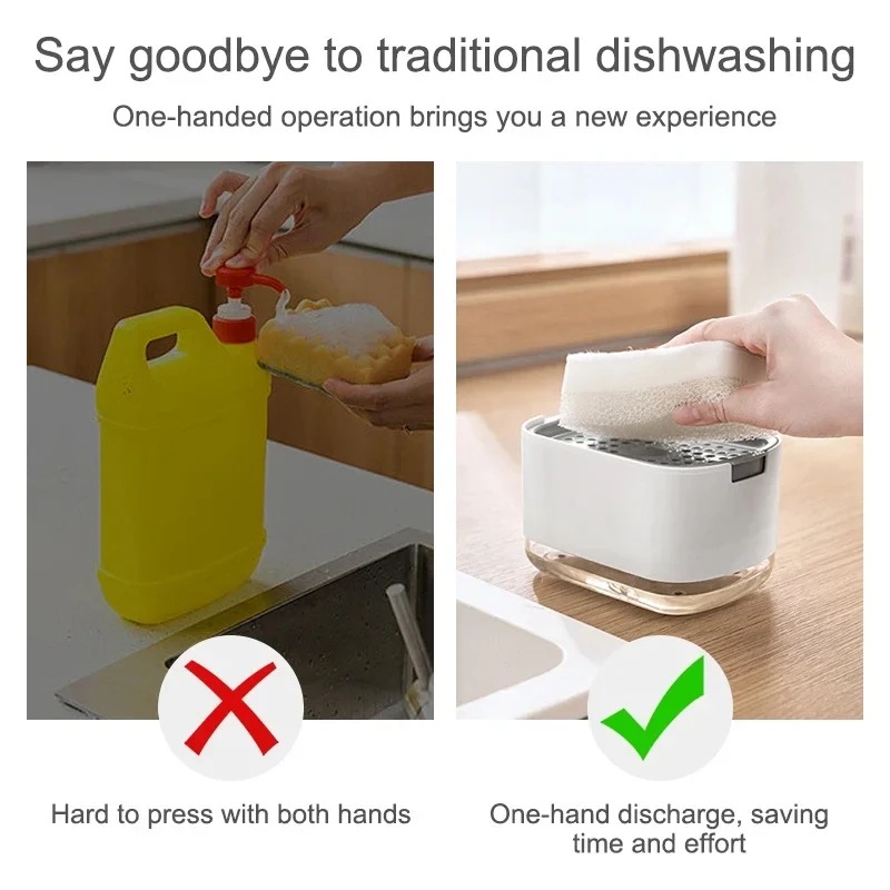Dozownik do płynu do naczyń 2w – Eco Sponge recenzja i cena