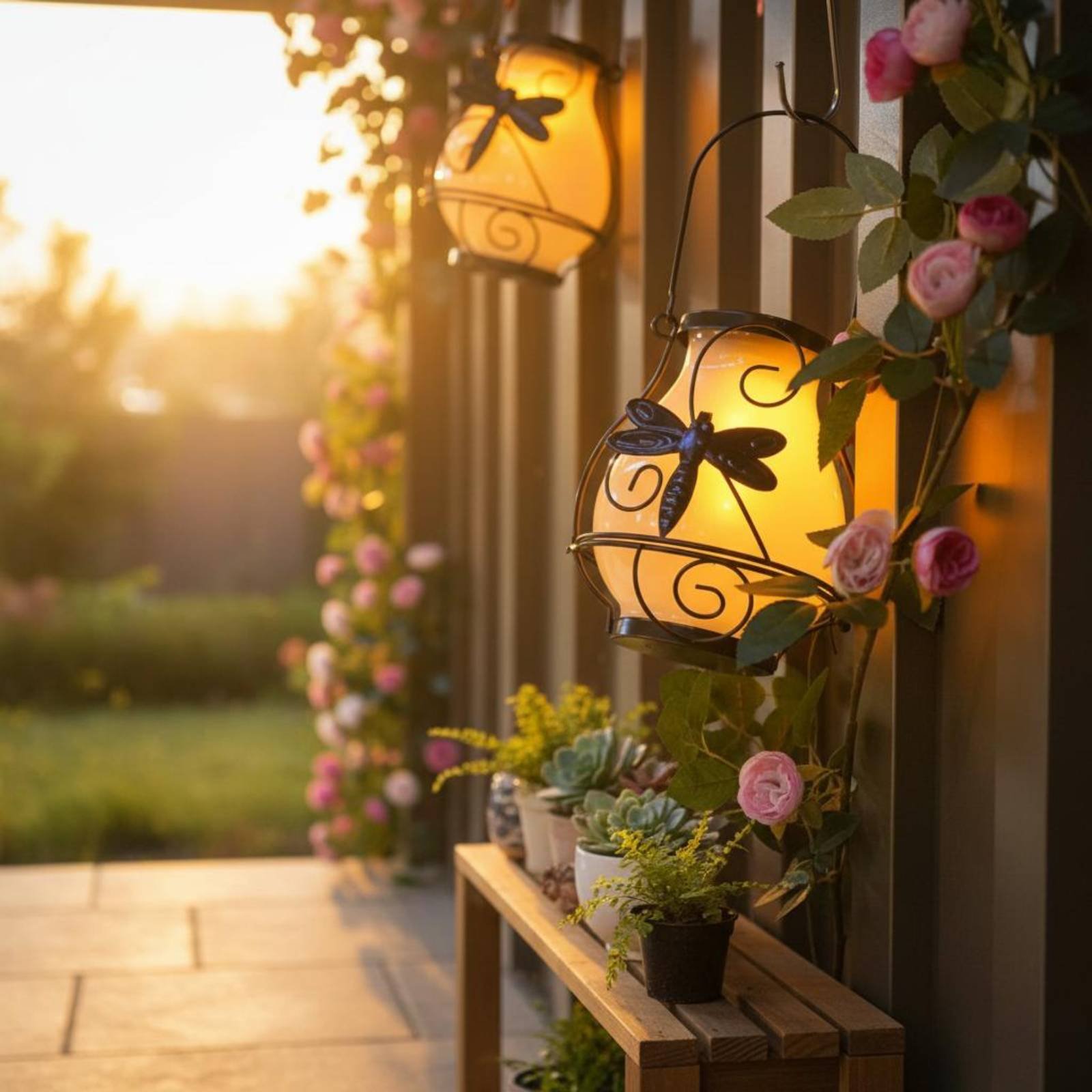 Solarna latarenka w kształcie  – Solar Garden Light recenzja i cena
