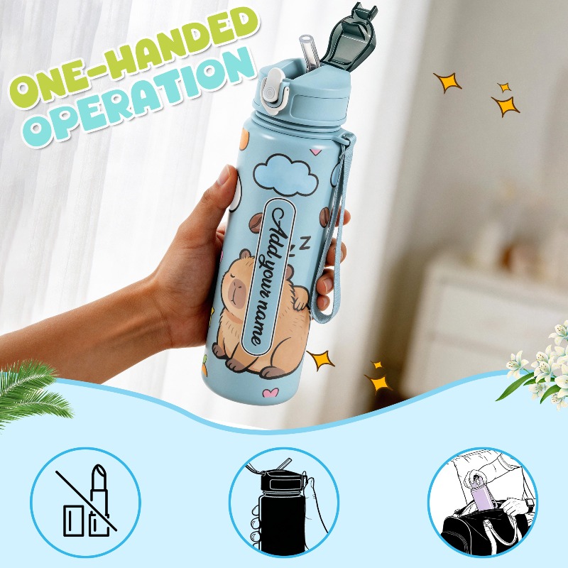 750 ml – personalizowana butel – Reusable Straw recenzja i cena