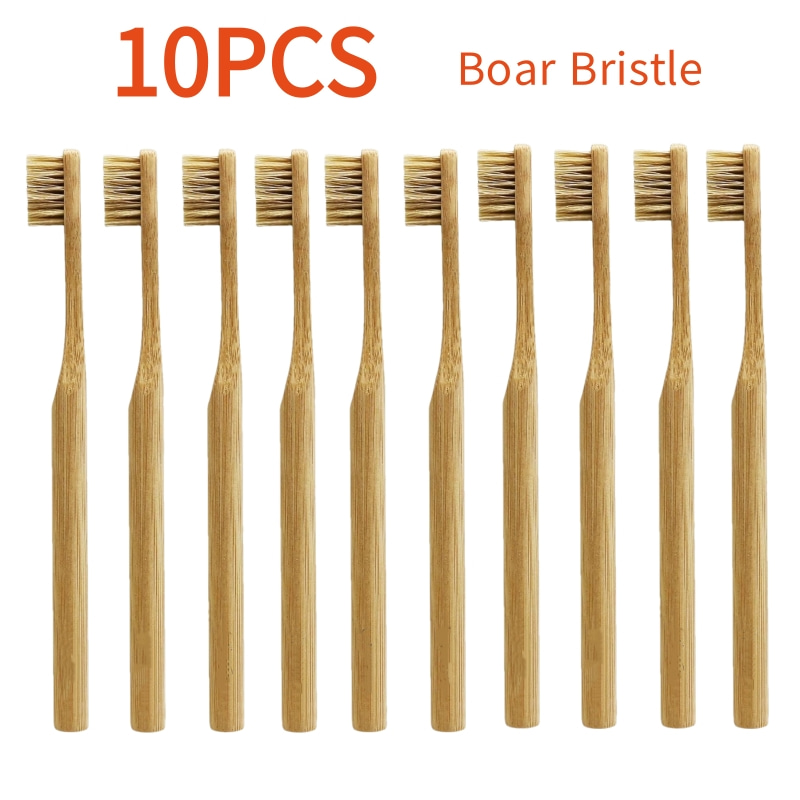 10 sztuk – naturalna szczotecz – Bamboo Toothbrush recenzja i cena